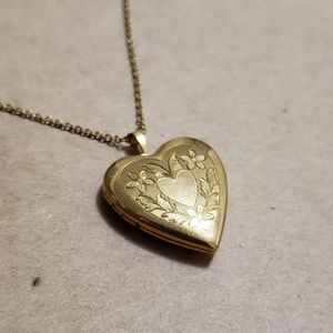 Gold Heart Locket
